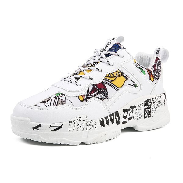 women graffiti shoes dad sneakers female spring fashion breathable sneakers lovers comfortable walking trainers ladies footwear, Black
women graffiti shoes dad sneakers female spring fashion breathable sneakers lovers comfortable walking trainers ladies footwear, Black
