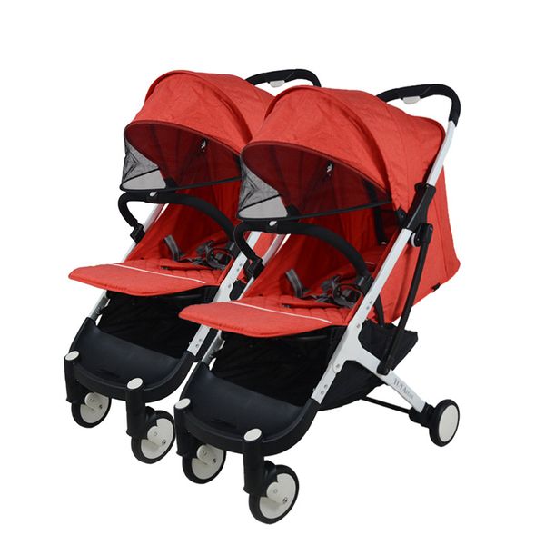 twin stroller detachable high landscape portable baby stroller foldable sit reclining stroller shock absorber wheel
twin stroller detachable high landscape portable baby stroller foldable sit reclining stroller shock absorber wheel