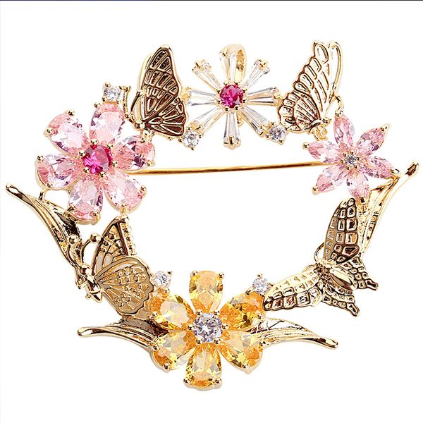 brooch butterfly style fashion pin color austrian flower brooch needle pendant ing, White
brooch butterfly style fashion pin color austrian flower brooch needle pendant ing, White