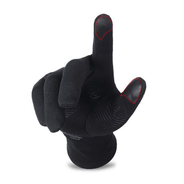 men women cycling glove full fingers touch screen mittens autumn winter outdoor sports thin skiing anti slip gloves 1 pair, Black
men women cycling glove full fingers touch screen mittens autumn winter outdoor sports thin skiing anti slip gloves 1 pair, Black