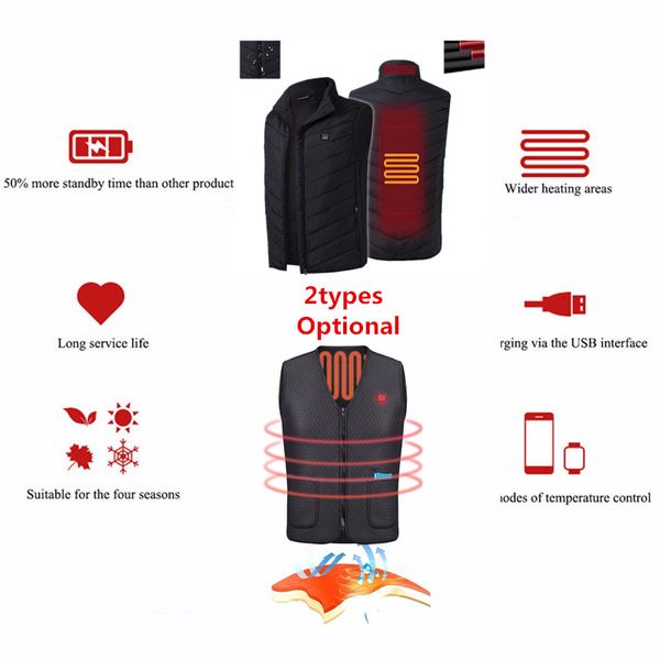 2types electric usb heated warm vest winter heated outdoor,skiing,fishing motorcycle warmming jacket dropship
2types electric usb heated warm vest winter heated outdoor,skiing,fishing motorcycle warmming jacket dropship