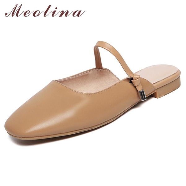 meotina spring flats women mules shoes natural genuine leather flat casual shoes real leather square toe female size 34-39, Black
meotina spring flats women mules shoes natural genuine leather flat casual shoes real leather square toe female size 34-39, Black