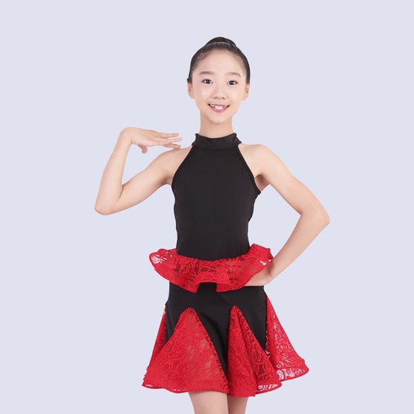 latin dance dress girls black/red lace practice clothes latin competition dresses kids tango/rumba performance costume dql1333
latin dance dress girls black/red lace practice clothes latin competition dresses kids tango/rumba performance costume dql1333