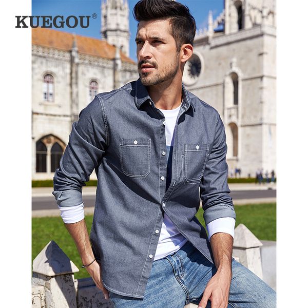 kuegou brand men's long sleeve shirt male breast pocket tide leisure shirt autumn wear sports coat lapels bc-6957, White;black
kuegou brand men's long sleeve shirt male breast pocket tide leisure shirt autumn wear sports coat lapels bc-6957, White;black