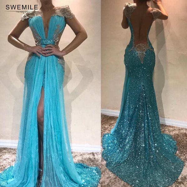 vestidos de gala backless empire long prom dresses 2019 charming cap sleeve mermaid prom gown split evening party dresses, White;black
vestidos de gala backless empire long prom dresses 2019 charming cap sleeve mermaid prom gown split evening party dresses, White;black