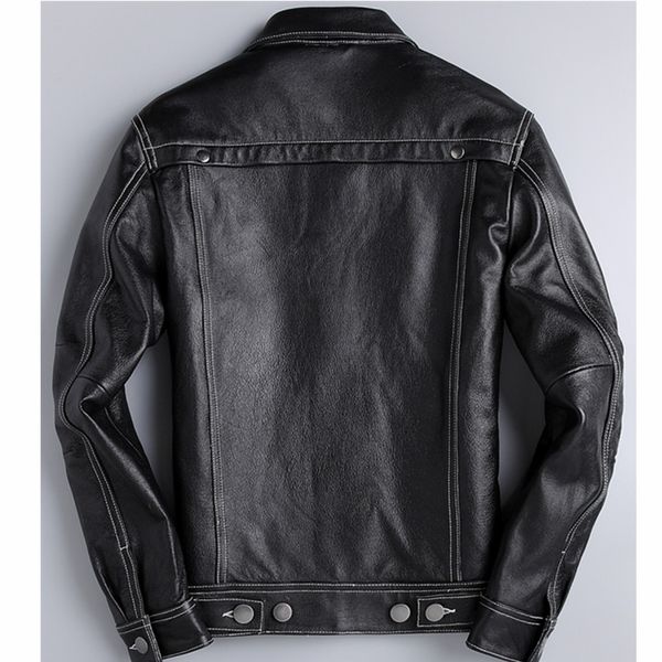 cow mens motorcycle genuine real leather jacket men jaqueta de couro 2908 yy2022, Black
cow mens motorcycle genuine real leather jacket men jaqueta de couro 2908 yy2022, Black
