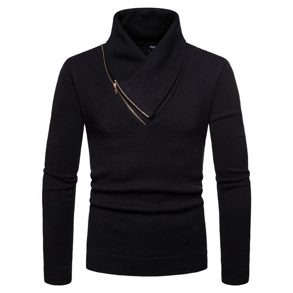 luxury zipper turtleneck sweater men casual slim pullovers autumn winter 2019 clothes trendy warm tricot pull homme new sweaters, White;black
luxury zipper turtleneck sweater men casual slim pullovers autumn winter 2019 clothes trendy warm tricot pull homme new sweaters, White;black