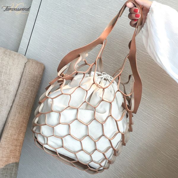 hollow out mesh design women handbags net fashion canvas composite bag ladies drawstring tote brands casual beach bags summer new
hollow out mesh design women handbags net fashion canvas composite bag ladies drawstring tote brands casual beach bags summer new