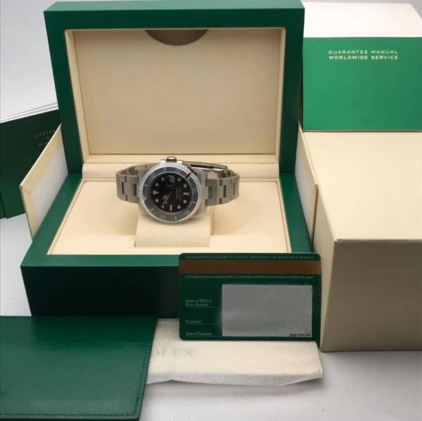 watcshes + frame black ceramic bezel blue dial 116610 stainless steel asian 2813 mechanical automatic men's watch gift, Slivery;brown
watcshes + frame black ceramic bezel blue dial 116610 stainless steel asian 2813 mechanical automatic men's watch gift, Slivery;brown