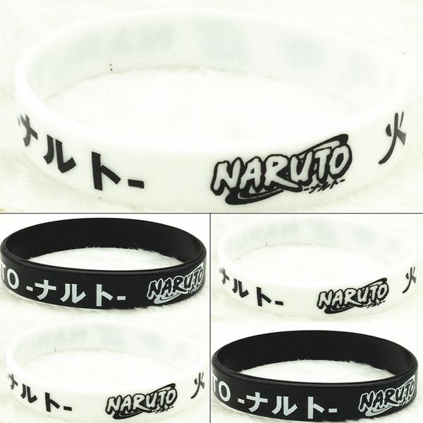 1pc anime naruto wristband silicone bracelets cartoon hand circle jewelry accessories fashion bracelet gift, White
1pc anime naruto wristband silicone bracelets cartoon hand circle jewelry accessories fashion bracelet gift, White