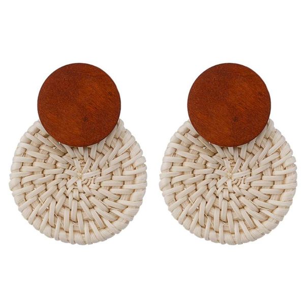 bohemian earrings handwoven rattan inlaid wood round earrings brincos the oorbellen jewelry accessories earring ornaments a1, Silver
bohemian earrings handwoven rattan inlaid wood round earrings brincos the oorbellen jewelry accessories earring ornaments a1, Silver