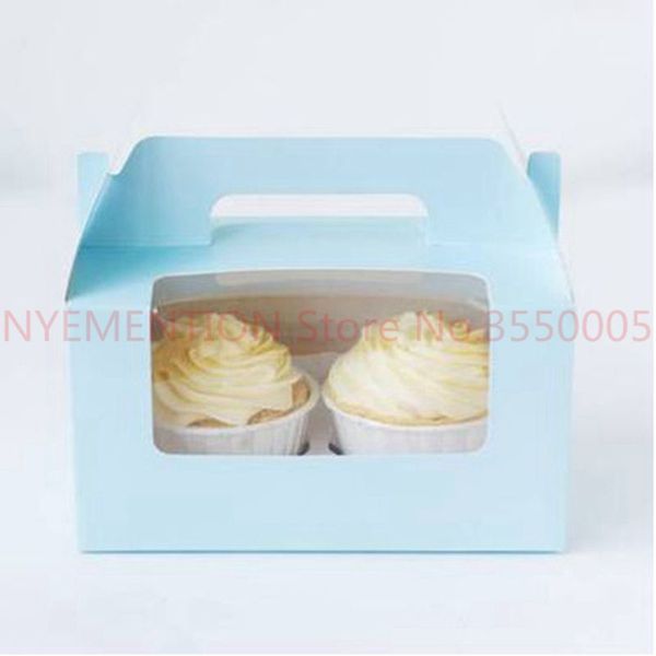 cupcake box with window 2 holes cake muffin packing boxes wedding birthday pastry gift holder packaging supplies handle 200pcs
cupcake box with window 2 holes cake muffin packing boxes wedding birthday pastry gift holder packaging supplies handle 200pcs