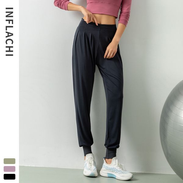 2020 new solid color thin quick-drying sports pants women's casual loose beam running fitness high waist yoga pants, White;red
2020 new solid color thin quick-drying sports pants women's casual loose beam running fitness high waist yoga pants, White;red