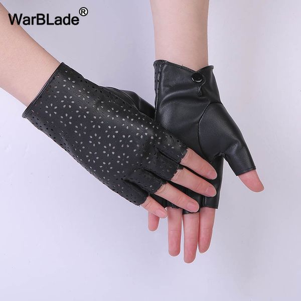 warblade fashion female fingerless gloves black breathable soft leather gloves for dance party show women half finger mittens, Blue;gray
warblade fashion female fingerless gloves black breathable soft leather gloves for dance party show women half finger mittens, Blue;gray