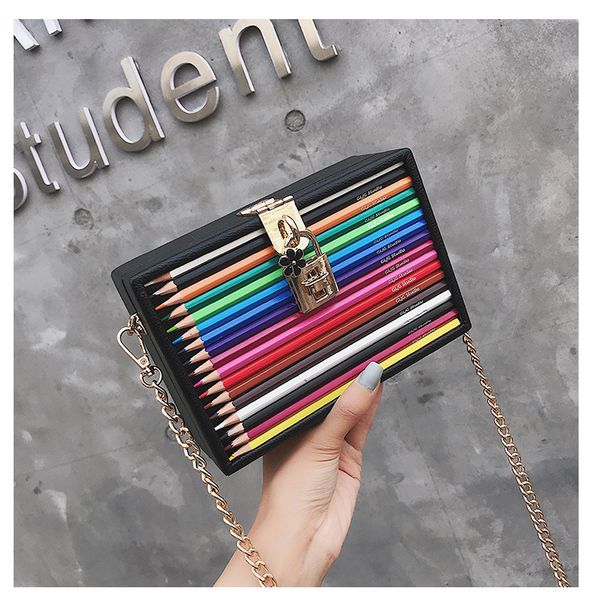 stylish handbag color pencil design box shape pu ladies party clutch bag chain purse handbag women crossbody mini messeng bag
stylish handbag color pencil design box shape pu ladies party clutch bag chain purse handbag women crossbody mini messeng bag