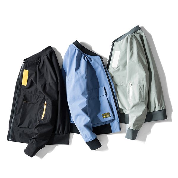 2019 men jacket baseball clothing casual men's jackets coat spring autumn tracksuits bomber jacket stand collar windbreaker, Black;brown
2019 men jacket baseball clothing casual men's jackets coat spring autumn tracksuits bomber jacket stand collar windbreaker, Black;brown