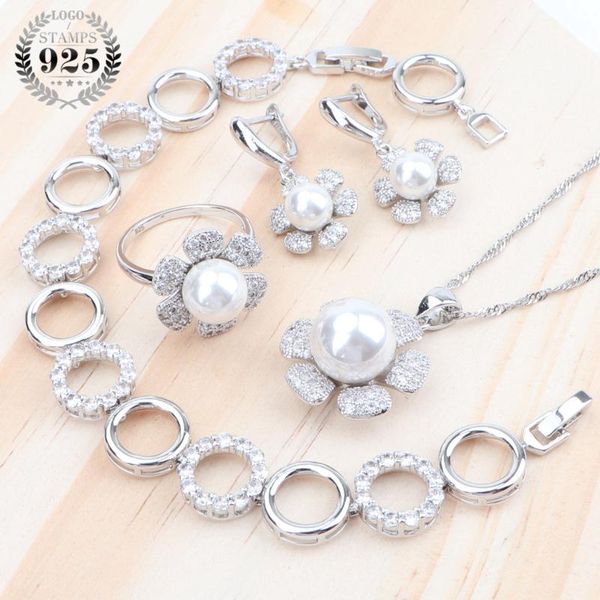 women accessories pearl jewelry sets for bridal wedding 925 silver zirconia jewelry bracelet ring earrings pendant necklace sets, Slivery;golden
women accessories pearl jewelry sets for bridal wedding 925 silver zirconia jewelry bracelet ring earrings pendant necklace sets, Slivery;golden