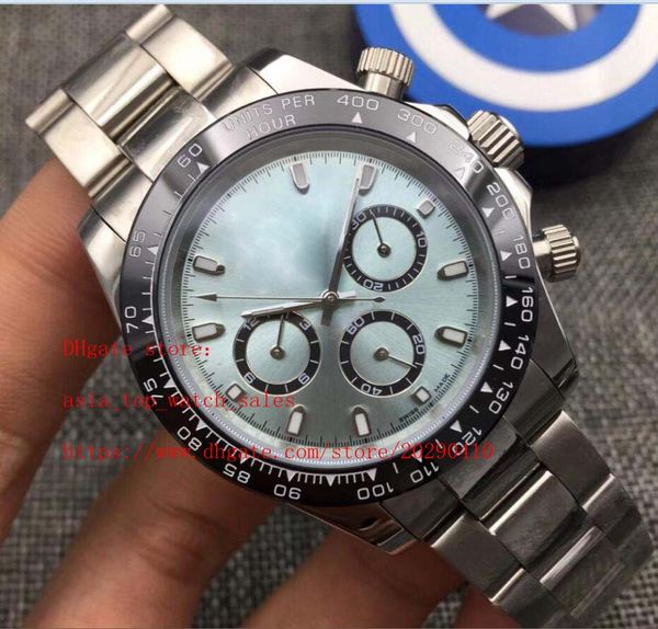version 8 colors 40mm ceramic bezel 316 l steel 116505 116500 116506 eta 2813 mechanical automatic no chronograph mens watches, Slivery;brown
version 8 colors 40mm ceramic bezel 316 l steel 116505 116500 116506 eta 2813 mechanical automatic no chronograph mens watches, Slivery;brown