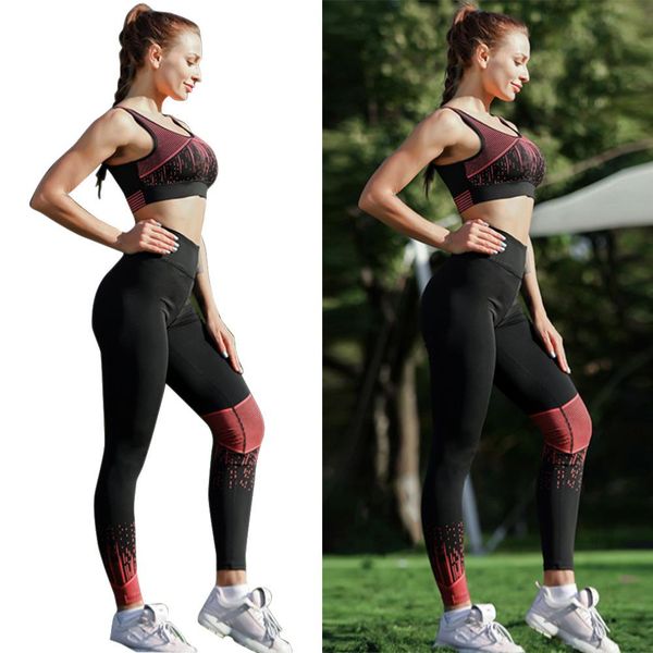 new breathable piecing print yoga pants set hip-lifting slim-fit leggings set for outdoor sport riding fitness running yoga, White;red
new breathable piecing print yoga pants set hip-lifting slim-fit leggings set for outdoor sport riding fitness running yoga, White;red