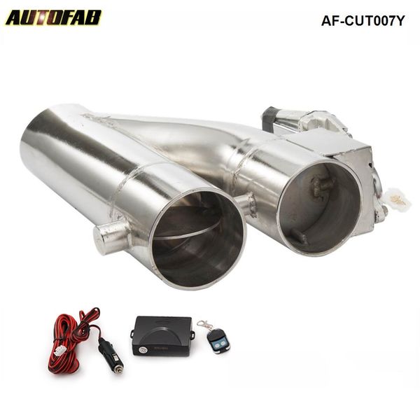 patented product 2.25" / 2.5" / 3" electric exhaust downpipe cutout e-cut out dual-valve controller remote kit af-cut007y
patented product 2.25" / 2.5" / 3" electric exhaust downpipe cutout e-cut out dual-valve controller remote kit af-cut007y