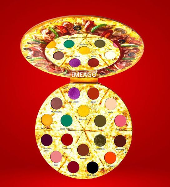 PIZZA IMEAGO 18 colors Eye shadow palette 18 Delicious toppings Matte shimmer Containing brushes bronzers Palette Blush free shiping
PIZZA IMEAGO 18 colors Eye shadow palette 18 Delicious toppings Matte shimmer Containing brushes bronzers Palette Blush free shiping