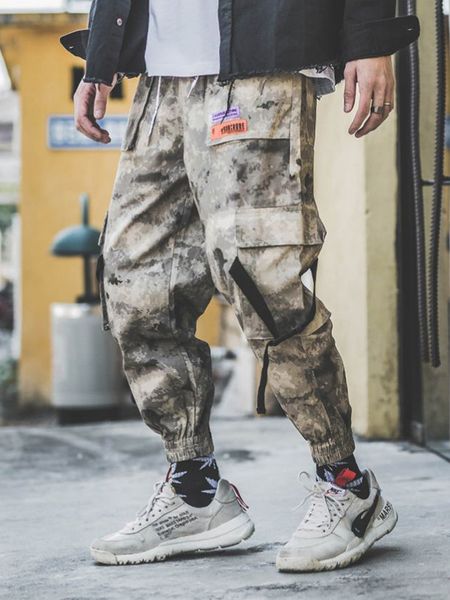 american streetwear fashion joggers pants men camouflage army pants hombre loose fit multi pockets hip hop cargo, Black
american streetwear fashion joggers pants men camouflage army pants hombre loose fit multi pockets hip hop cargo, Black
