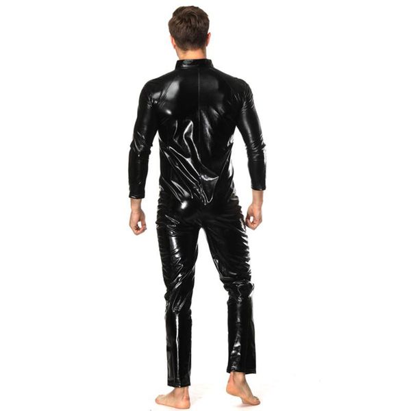 мужской повседневный slim fit с длинным рукавом клубная одежда ночной клуб брюки из искусственной кожи комбинезон, Black
мужской повседневный slim fit с длинным рукавом клубная одежда ночной клуб брюки из искусственной кожи комбинезон, Black