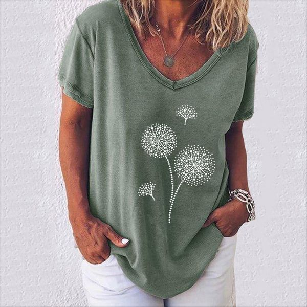 dandelion printed short-sleeved female pin sleeve dandelion printed short-sleeved t-shirt female pin sleeve t-shirt, White
dandelion printed short-sleeved female pin sleeve dandelion printed short-sleeved t-shirt female pin sleeve t-shirt, White
