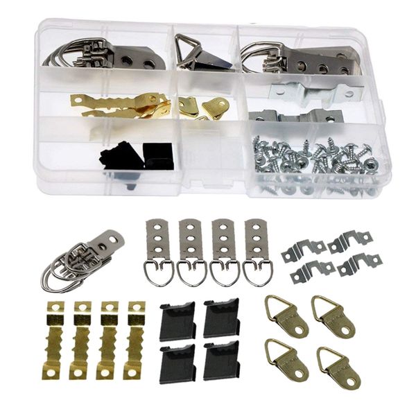 76pcs/sets p frame, picture frame, clock, hardware installation accessories, storage box set, metal hook kit assembly
76pcs/sets p frame, picture frame, clock, hardware installation accessories, storage box set, metal hook kit assembly