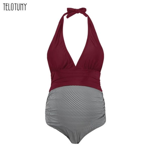 telotuny new maternity swimsuit bikinis set fashion pregnant splicing stripe swimwear ladies one-piece beachwear suit l317, White
telotuny new maternity swimsuit bikinis set fashion pregnant splicing stripe swimwear ladies one-piece beachwear suit l317, White