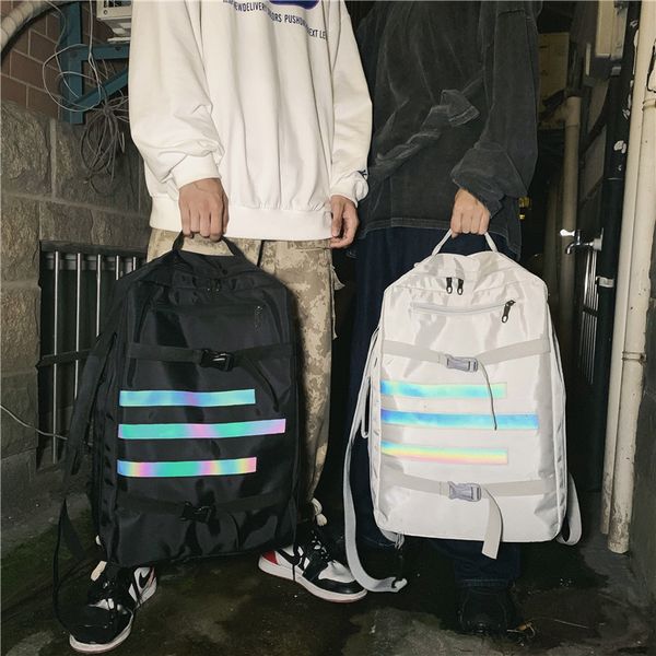 school bags oxford casual backpacks street style skateboard pack reflective stripe sport outdoor travelling bags
school bags oxford casual backpacks street style skateboard pack reflective stripe sport outdoor travelling bags