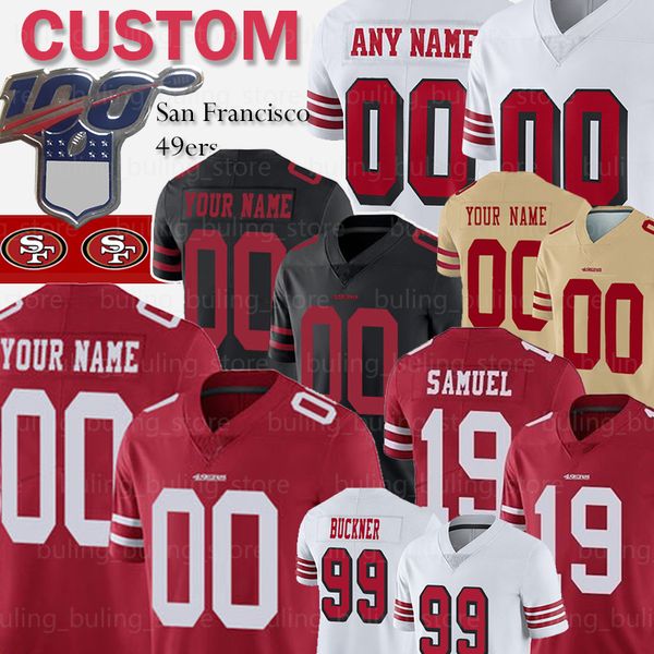 Cu tom an franci co 19 deebo amuel 49er jer ey 54 fred warner 99 defore t buckner 21 deion ander kittle 42 ronnie lott ju zczyk, Black;red 
Cu tom an franci co 19 deebo amuel 49er jer ey 54 fred warner 99 defore t buckner 21 deion ander kittle 42 ronnie lott ju zczyk, Black;red