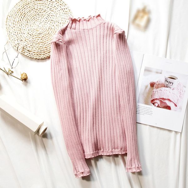 women knitted crew neck sweater casual soft female long sleeve pullovers autumn slim sweaters, White;black
women knitted crew neck sweater casual soft female long sleeve pullovers autumn slim sweaters, White;black