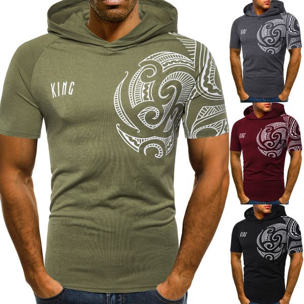 spot 2020 explosion models personality celebrity style hedging casual printing hooded short-sleeved t-shirt elastic bottoming shirt men, Black
spot 2020 explosion models personality celebrity style hedging casual printing hooded short-sleeved t-shirt elastic bottoming shirt men, Black