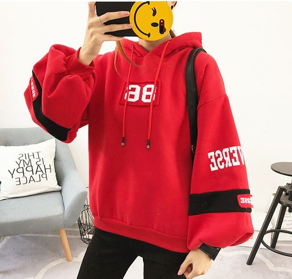 red word printed hooded sweatshirts women autumn winter women hoodies harajuku coat pullover plus size tracksuit loose hip hop, Black
red word printed hooded sweatshirts women autumn winter women hoodies harajuku coat pullover plus size tracksuit loose hip hop, Black