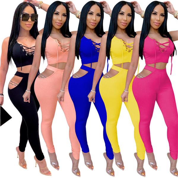 women two piece set hollow out leggings suits solid color sleeveless t shirt bodycon pants fashion clubwear summer jogger suit 3239, White
women two piece set hollow out leggings suits solid color sleeveless t shirt bodycon pants fashion clubwear summer jogger suit 3239, White