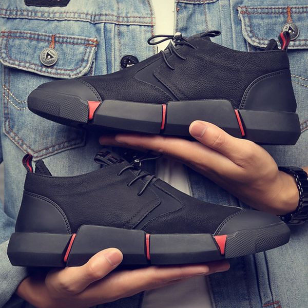 summer brand all black men leather casual shoes fashion breathable sneakers fashion flats big plus size 55 57
summer brand all black men leather casual shoes fashion breathable sneakers fashion flats big plus size 55 57