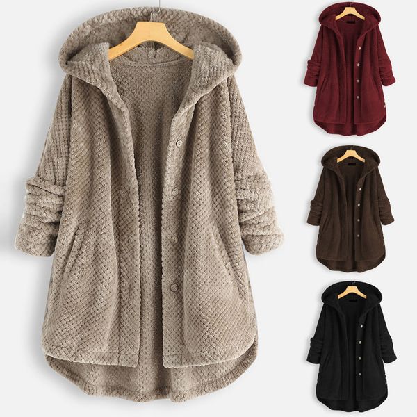 ostrich winter new warm women jackets coat ladies femal fleece faux fur single row button hoodie outwear plus size 5xl, Tan;black
ostrich winter new warm women jackets coat ladies femal fleece faux fur single row button hoodie outwear plus size 5xl, Tan;black