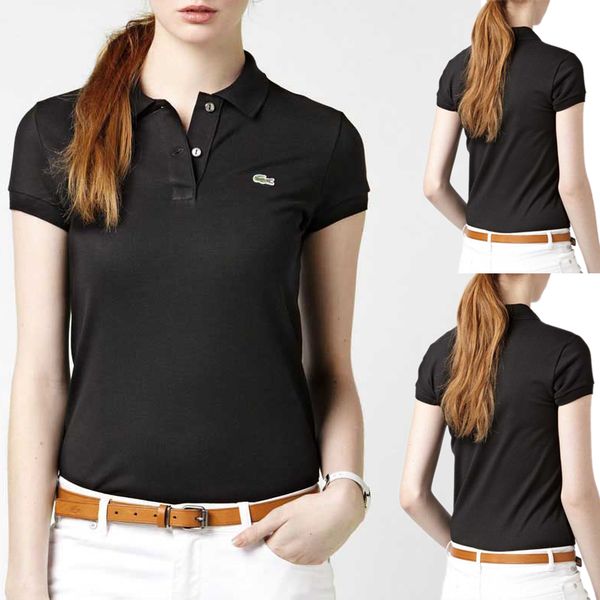 summer tees for women lapel short sleeve polo shirt with logo solid color polo t shirts 16 color women designer clothes ropa de mujer, White
summer tees for women lapel short sleeve polo shirt with logo solid color polo t shirts 16 color women designer clothes ropa de mujer, White