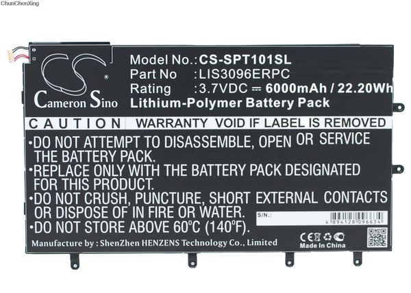 кэмерон китайско lis3096erpc силы 6000mah аккумулятор для sony sgp321, так-03e, xperia планшетных z, xperia планшетных z 10.1
кэмерон китайско lis3096erpc силы 6000mah аккумулятор для sony sgp321, так-03e, xperia планшетных z, xperia планшетных z 10.1