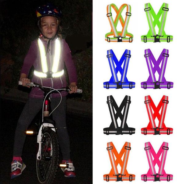 optional color kids reflective vest adjustable safety security visibility gear stripes jacket children
optional color kids reflective vest adjustable safety security visibility gear stripes jacket children