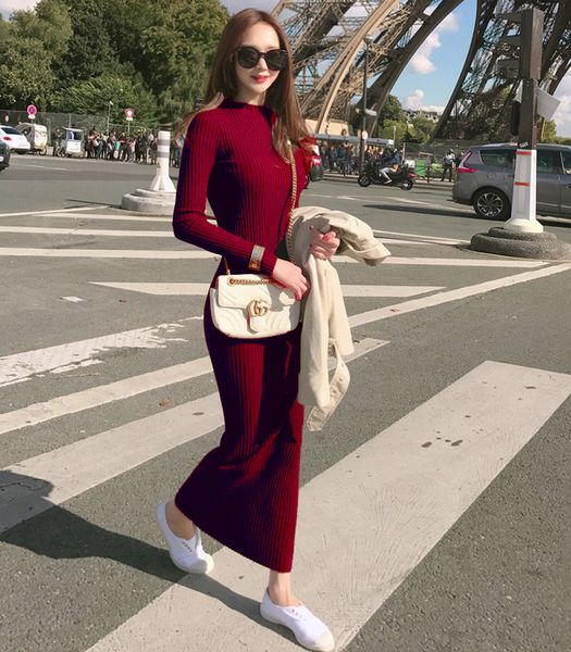 winter thick long sweater dress women knitted dress ankle-length skinny warm vestido long style elegant plus size women, Black;gray
winter thick long sweater dress women knitted dress ankle-length skinny warm vestido long style elegant plus size women, Black;gray