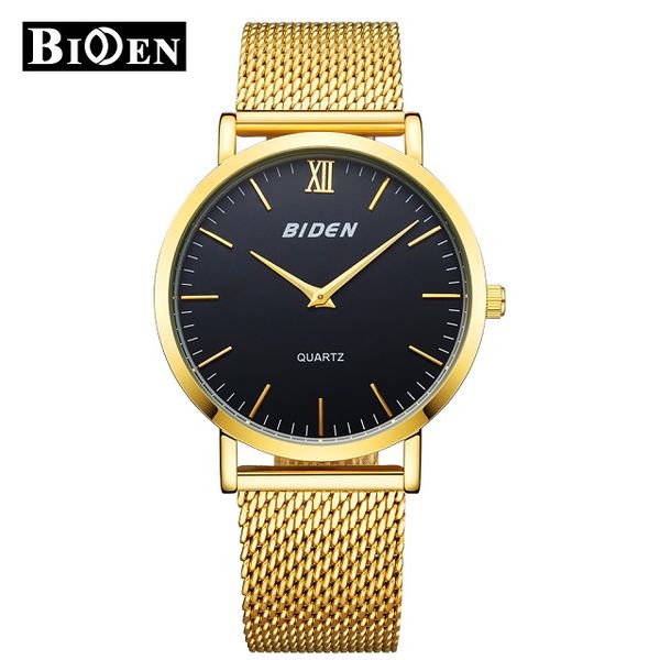 biden business mens watches 2019 fashion classic gold quartz stainless steel wrist watch men luxury analog clock, Slivery;brown
biden business mens watches 2019 fashion classic gold quartz stainless steel wrist watch men luxury analog clock, Slivery;brown