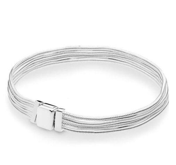 original 925 sterling silver bracelet reflexions multi snake chain bracelet bangle fit women bead charm diy fashion jewelry, Golden;silver
original 925 sterling silver bracelet reflexions multi snake chain bracelet bangle fit women bead charm diy fashion jewelry, Golden;silver