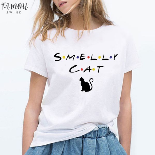 cat t shirt t shirt women tv show smelly cat printed t shirt summer funny girl women and female tee friends, White
cat t shirt t shirt women tv show smelly cat printed t shirt summer funny girl women and female tee friends, White