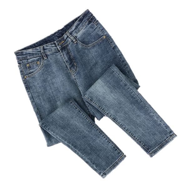 spring summer jeans woman high waist plus size stretch ankle-length skinny slim pencil denim pants for women, Blue
spring summer jeans woman high waist plus size stretch ankle-length skinny slim pencil denim pants for women, Blue