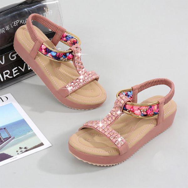 2020 women sandals woman flat women's flower comfortable rhinestone female elastic band shoes ladies casual footwear plus size, Black
2020 women sandals woman flat women's flower comfortable rhinestone female elastic band shoes ladies casual footwear plus size, Black