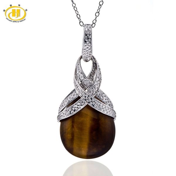 hutang stone jewelry pear tiger eye solid 925 sterling silver pendant necklace for women fine fashion jewelry chain 18
hutang stone jewelry pear tiger eye solid 925 sterling silver pendant necklace for women fine fashion jewelry chain 18