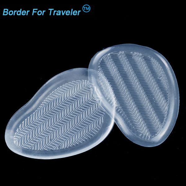 3 pairs = 6pcs woman silicone gel insoles high heel anti slip insole forefoot pad transparent insole crystal shoes pad sole, Black
3 pairs = 6pcs woman silicone gel insoles high heel anti slip insole forefoot pad transparent insole crystal shoes pad sole, Black