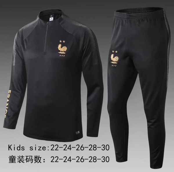 2019 world cup fr kids 2 star maillot de foot survetement football tracksuit 19 20 mbappe pogba griezmann kids soccer tracksuit, Black
2019 world cup fr kids 2 star maillot de foot survetement football tracksuit 19 20 mbappe pogba griezmann kids soccer tracksuit, Black